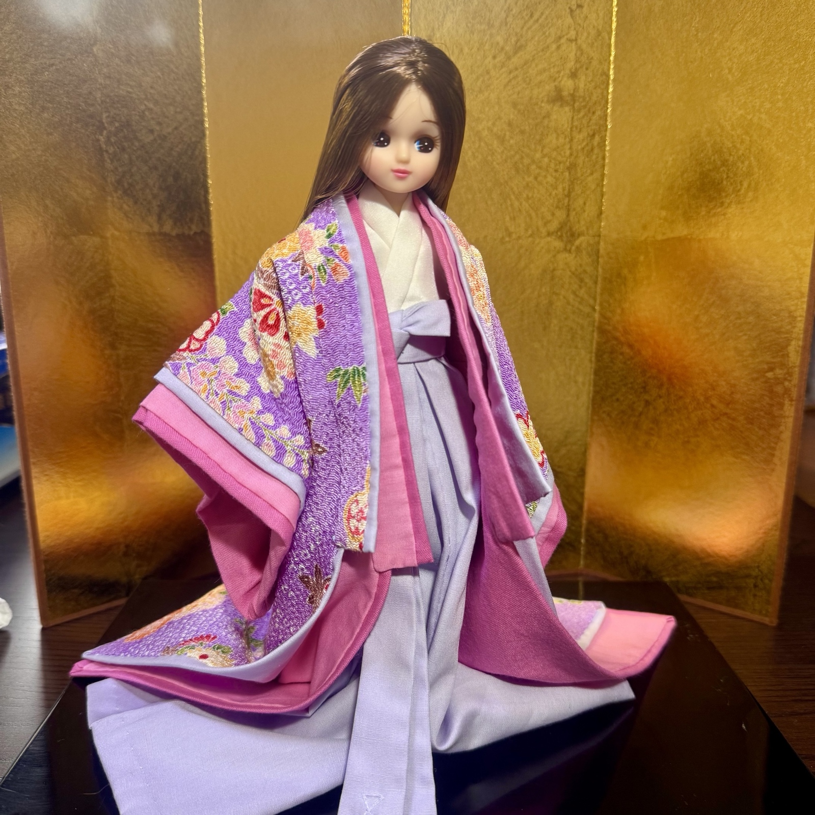 衣桁 縦23.7×横31×奥6.5［3］ミニチュア着物用 ハンドメイド