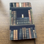 新書コミック用ブックカバー★うさぎの本棚
