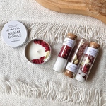 nanakamado gift set B♡《○○の香り》アロマキャンドル・ドライフラワー・モイストポプリ