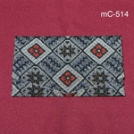 mC-514再販　大島紬　着物リメイク　菱紋　慶弔両用袱紗