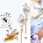 Crystal glass  long stick