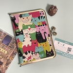 ねこまみれ×肉球口金のがま口マルチケース