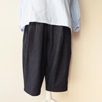 〈お肌に優しい〉岡山デニムすっきりバルーンパンツ