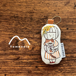 〈再販〉やまのいえガール▷◁刺繍ストラップ