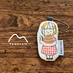 〈再販〉やまのいえガール▷◁刺繍ストラップ