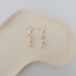 【ピアス】春のおはなピアス〜ゴールドリーフ〜