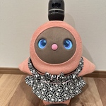 ラボット服　カメリア柄ワンピース