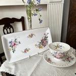 英国買い付け♪  ヴィンテージ ロイヤル・ドルトン 野薔薇のロングプレート/トレイ　Royal Doulton
