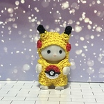 シルバニア赤ちゃん黄色モンスター着ぐるみコスチューム