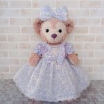 S シェリーメイ 紫花柄ドレス