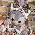 ステラルーS☆うさぎ　ピンク花柄ワンピース☆コスチューム6点セット☆ボア付きケープ☆リーナベルも出品中