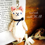 もふ腹の猫ホルダー(薄ピンクトラ柄)