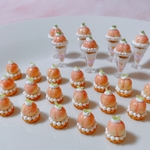 【単品販売】まるごと桃のタルト ミニチュアスイーツ