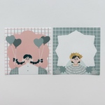 メモ用紙 30枚入 星の子とハートの子