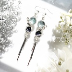 【9/26.21時再販】✧天体観測と草原のピアス/イヤリング✧ゆらゆらver