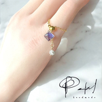 再販【No.6 Chakra Ring（アイオライト）】宝石質天然石　14kgfプレゼントにも最適フリーサイズ