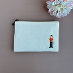 トランペット｢楽器びと｣刺繍ポーチ