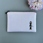 フルート｢楽器びと｣刺繍ポーチ
