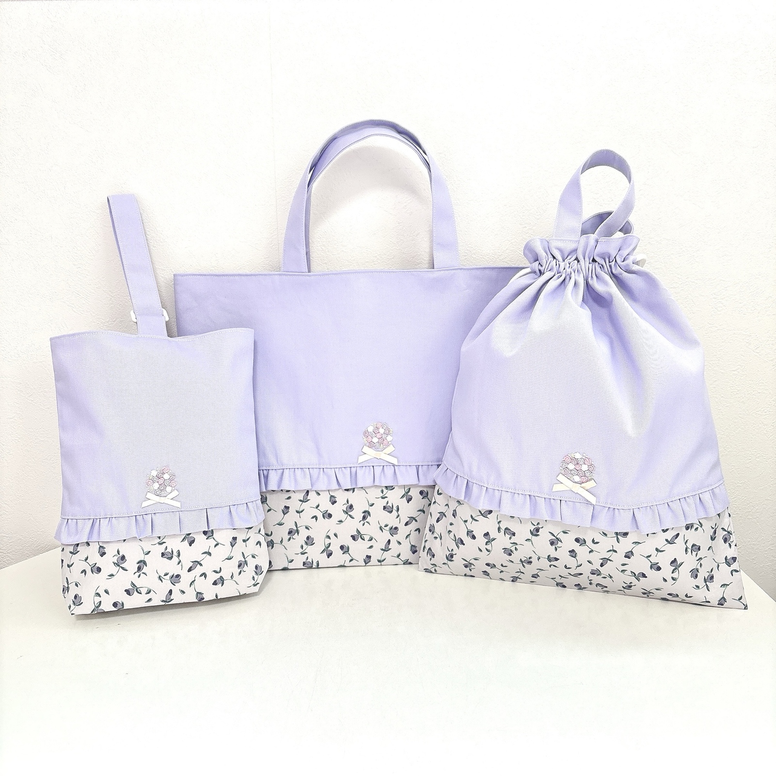 専用ページ【名入れ刺繍可】入園入学セット 刺繍 - 入園入学セットの人気通販 | minne 国内最大級の