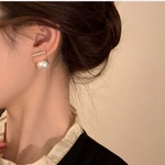 金アレ対応 大人かわいいピアス パールキャッチ 