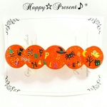 Happy🎃Halloweenキラキラ✨華やかバレッタ♪*