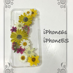 押し花スマホケース