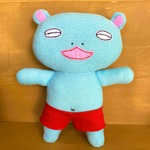 ほげちゃん　ぬいぐるみ　Ｌサイズ　水色