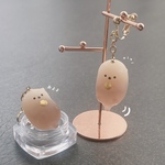 いきものイヤリング  <らっこ>