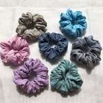 国産ヘンプ　シュシュ　ハンドメイド