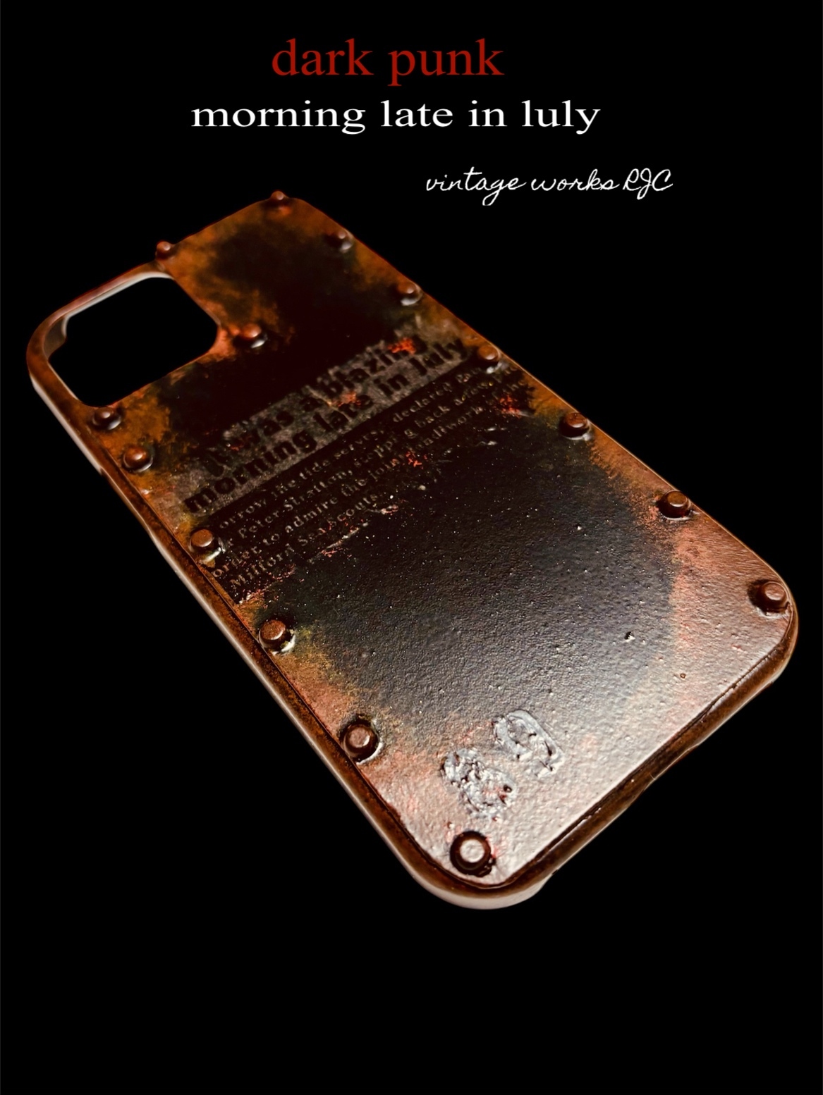 スチームパンクスペースギアさび塗装強化iPhone 11.11pro他対応ケース スチームパンクスペースギアさび塗装強化iPhone 11.11pro他対応