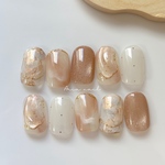 pink beige🌸 / ネイルチップ / ニュアンスネイル / ピンクベージュネイル / マグネットネイル