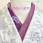 洗える刺繍半衿　花冠