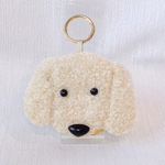 ミニチュアダックスフンド　チャーム　キーホルダー　もこもこ　犬　うちの子　グッズ