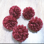 デイジーマム　マム　菊　ボルドー　造花 アーティフィシャルフラワー　ハンドメイド 材料 素材　花材　パーツ　