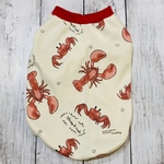 ✨新作✨犬服【クラブ🦀&シュリンプ🦐］タンクトップ