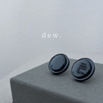 再販【 dew.ブルー 】デュー　ミラー　うるうる　つやつや　丸　ロゴ　シンプル　透明感　カジュアル　大人　かっこいい　オールイズウェル