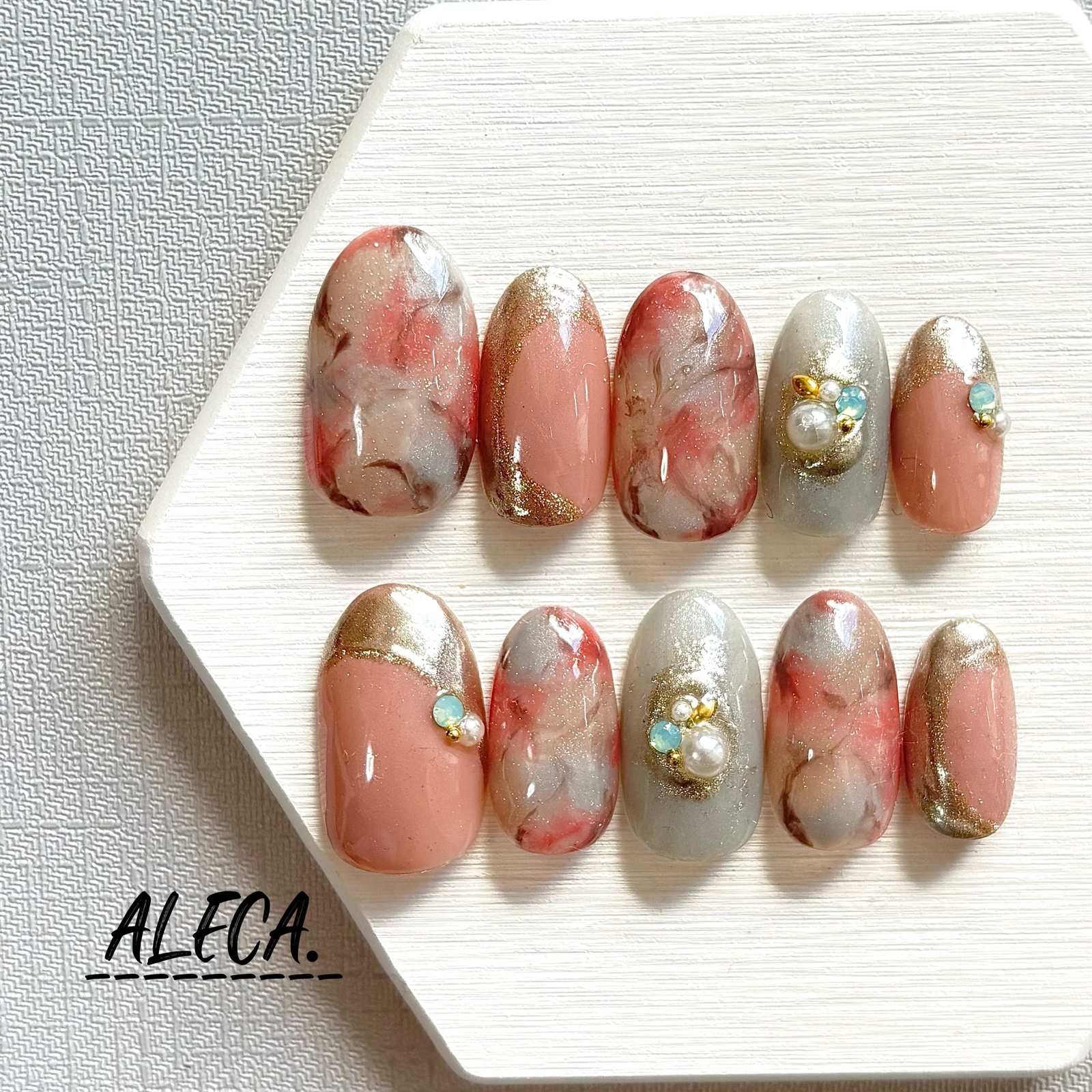 マーブル - ネイルチップの人気通販 | minne byGMOペパボ 国内最大級の