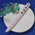 ★試作品-木人の着付へら（山桜）長さ18.5cm