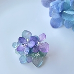 紫陽花ブローチ【雨露の輝き】　母の日ギフト2025　母の日プレゼント　2025新作紫陽花