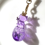 クリスタルエッグ(紫)試作品