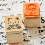 ラバースタンプ☆パンダに笹　12x12