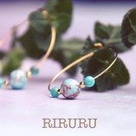 🔷再販🔷ターコイズのシンプルピアス