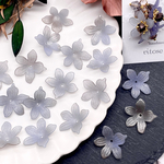4/5 new°˖✧【brsr1077acrc】【12pcs】【20x21.5x5mm】手染め×吹き付け加工　フラワービーズ