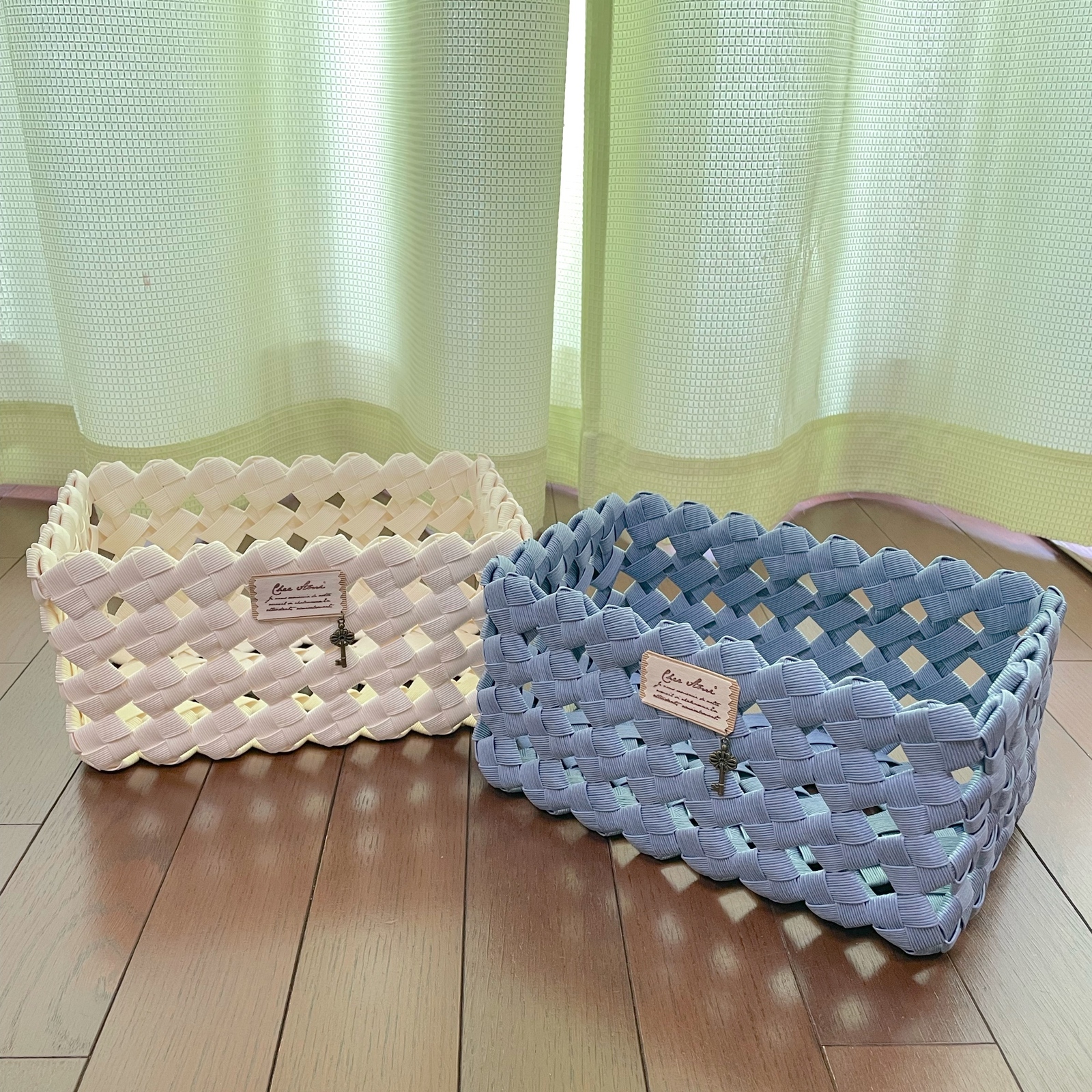 No.44 クラフトバンド トイレットペーパーケース ボックス型12個
