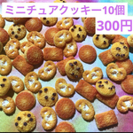 ミニチュアクッキー10個