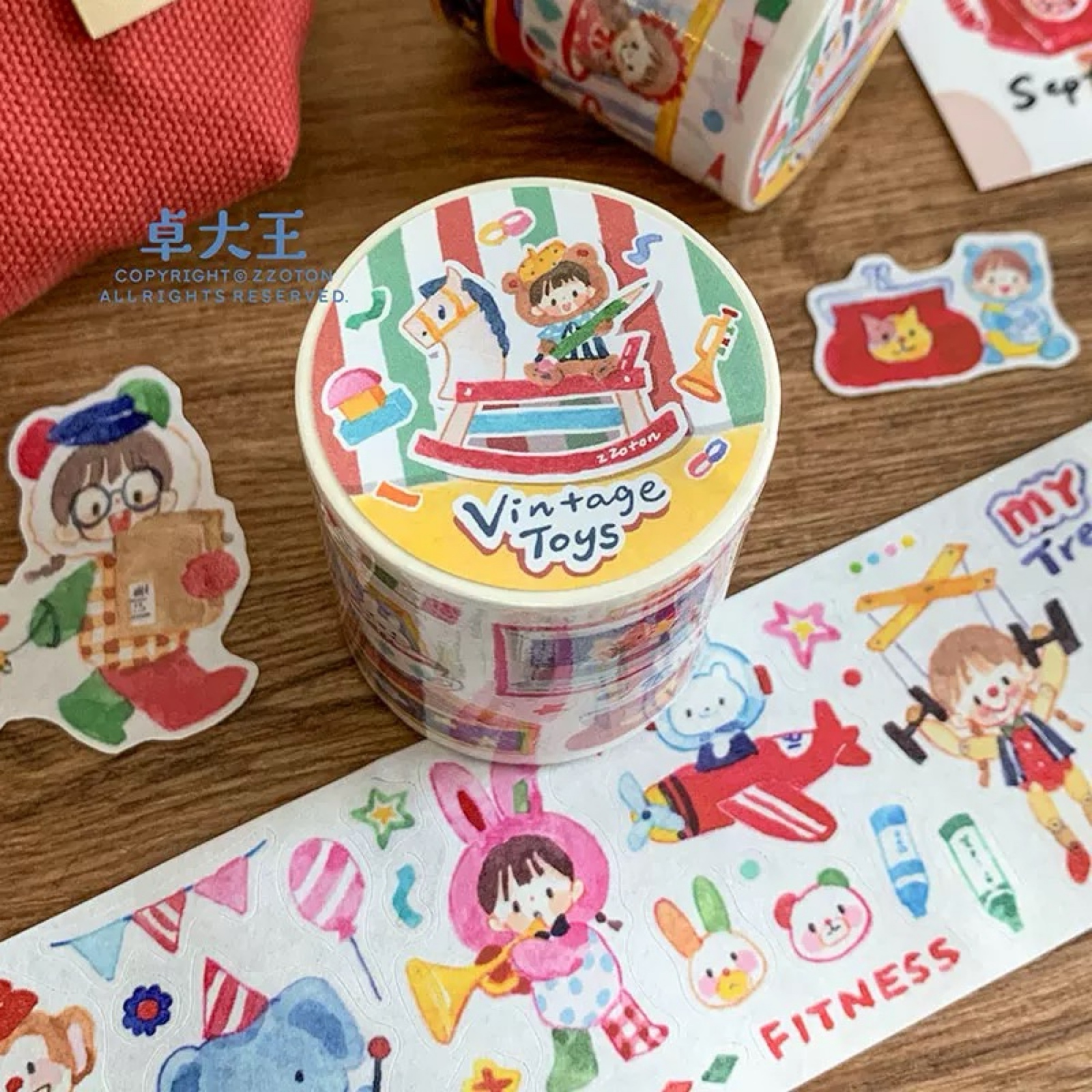 予約販売】 molintaロールシール vintage toys - 0001MIMI'S GALLERY