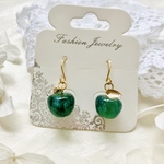 【ピアス・イヤリング】選べる青りんごアクセサリー🍏#51【再再再販】安心の金属アレルギー対応商品　フックは落下防止のシリコンキャッチ付き