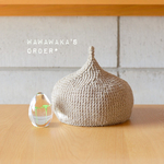 【wawawakaさまオーダー品】Purewool どんぐり帽子♡ （3.milk tea）