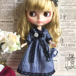 22㎝ドールサイズカシュクール風ワンピース&小物セット