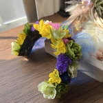 ペット用花🌸カチューシャ🐶🐱